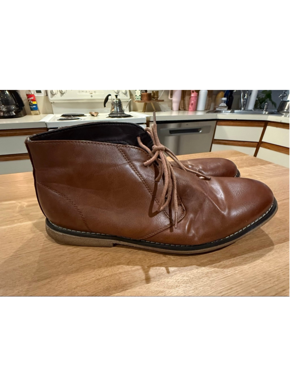 Men's London Fog Brown Chukka Boots Size 11